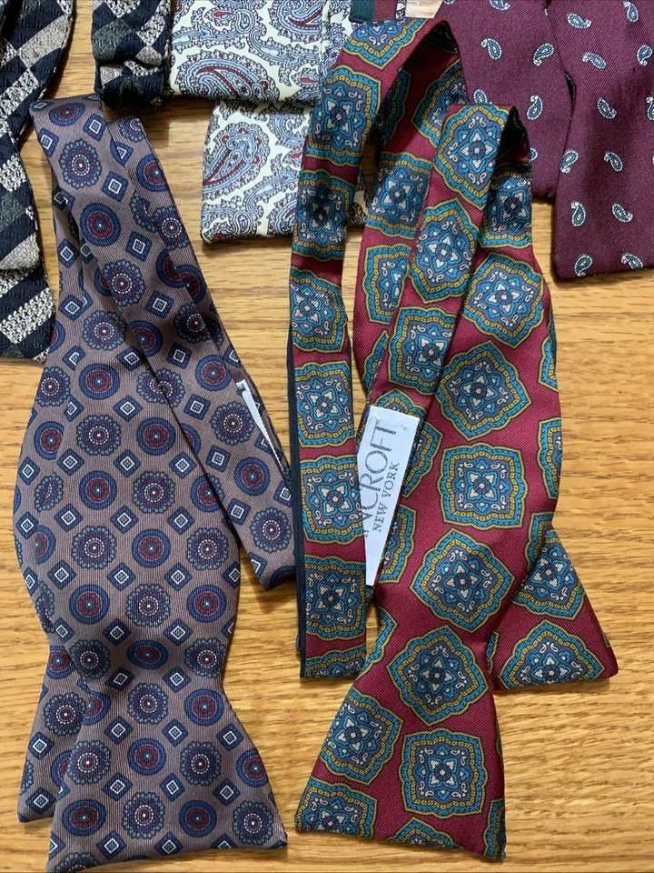 Pajaritas de seda vintage Bancroft (5 en total) para hombre Foto 2 de 4