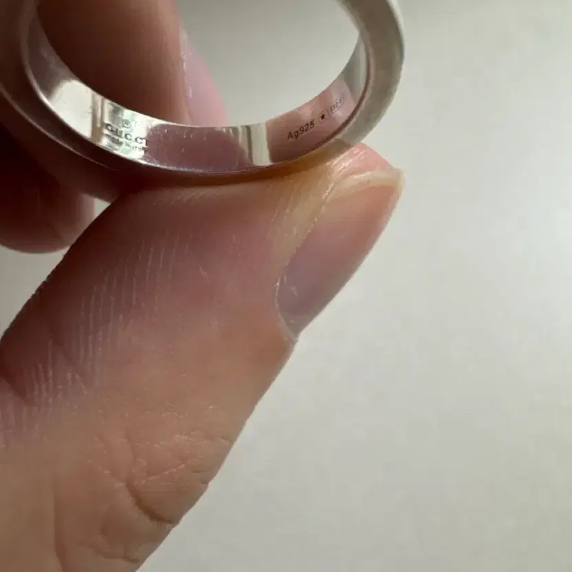 Gucci Silver Ring, 16 Size, Unique Pattern - image 8