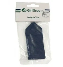 Girl Scouts Insignia Tab Cadette-Senior Navy Blue NEW Sealed