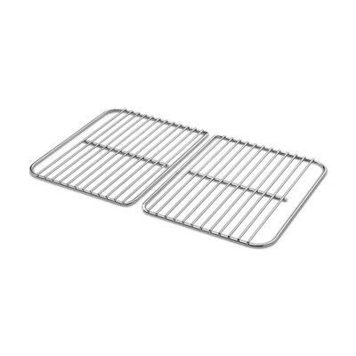 Weber 3400656 Go AnyWhere Gas & Charcoal Portable Grill Cooking Grate Two Piece