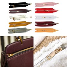 Sewing Handbag DIY Bag Hardware Zip Fastener Bag Parts PU Leather Zipper
