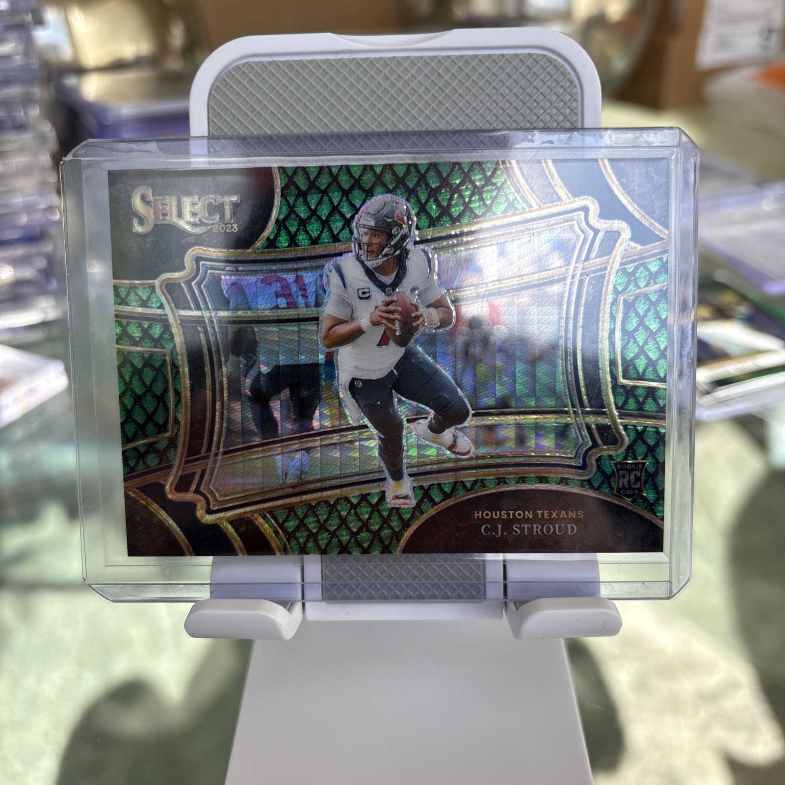 Rookie C.J. Stroud #338 Dragon Scale Prizm /70 2023 Panini Select - Field Level