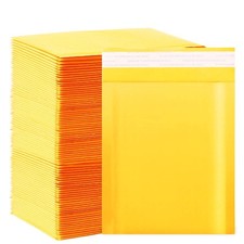 Dasen Kraft Bubble Mailers 6x9 Inch 100 Pack,self-sealing Paper Envelopes for Pa