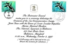 USPS First Day Ceremony Invitation #2508-2511 C1 Joint US/Russia Sea Creatures
