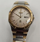 Vintage Seiko SQ 100 Quartz Watch 6923-7020 Two-Tone Octagon Genta Style -...