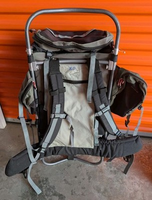 jansport 80l external frame backpack JanSport Carson 80 H2O Tall External Frame Camping Hiking Backpack Black  Grey
