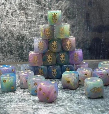 DA SCRAPYARD ORK The Jesters ,25x 12mm Custom Inspired Dice, ideal for Tabletop Games