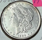 1885-P Morgan Silver Dollar — Raw High-Detail 90% Silver Coin —Philadelphia Mint