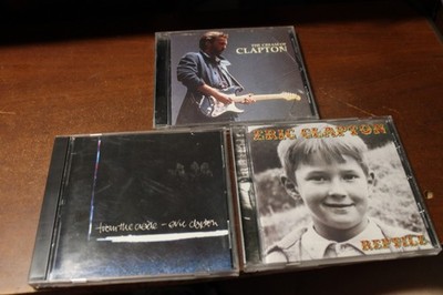 LOT OF 3 ERIC CLAPTON CDS CREAM OF / REPTILE / FROM THE CRADLE