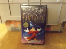 Walt Disney’s Masterpiece Fantasia (VHS, 1991) Rare Black Diamond Edition 1132