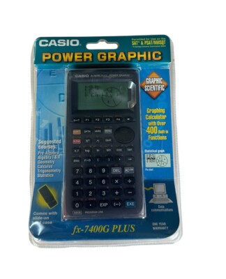 Casio Power Graphic FX-7400G PLUS-GY Graphing Calculator New in Package