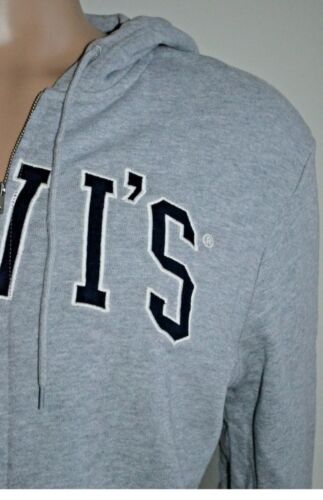Neu mit Etikett Levi's Graphic Hoodie mit Reißverschluss grau Stil 196250020 Größe XL - Bild 4 von 5