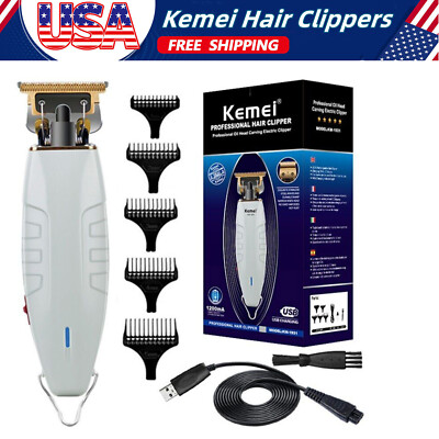 Kemei Hair Trimmer Bald headed Hair Beard Clipper Cordless Grooming Kits KM-1931