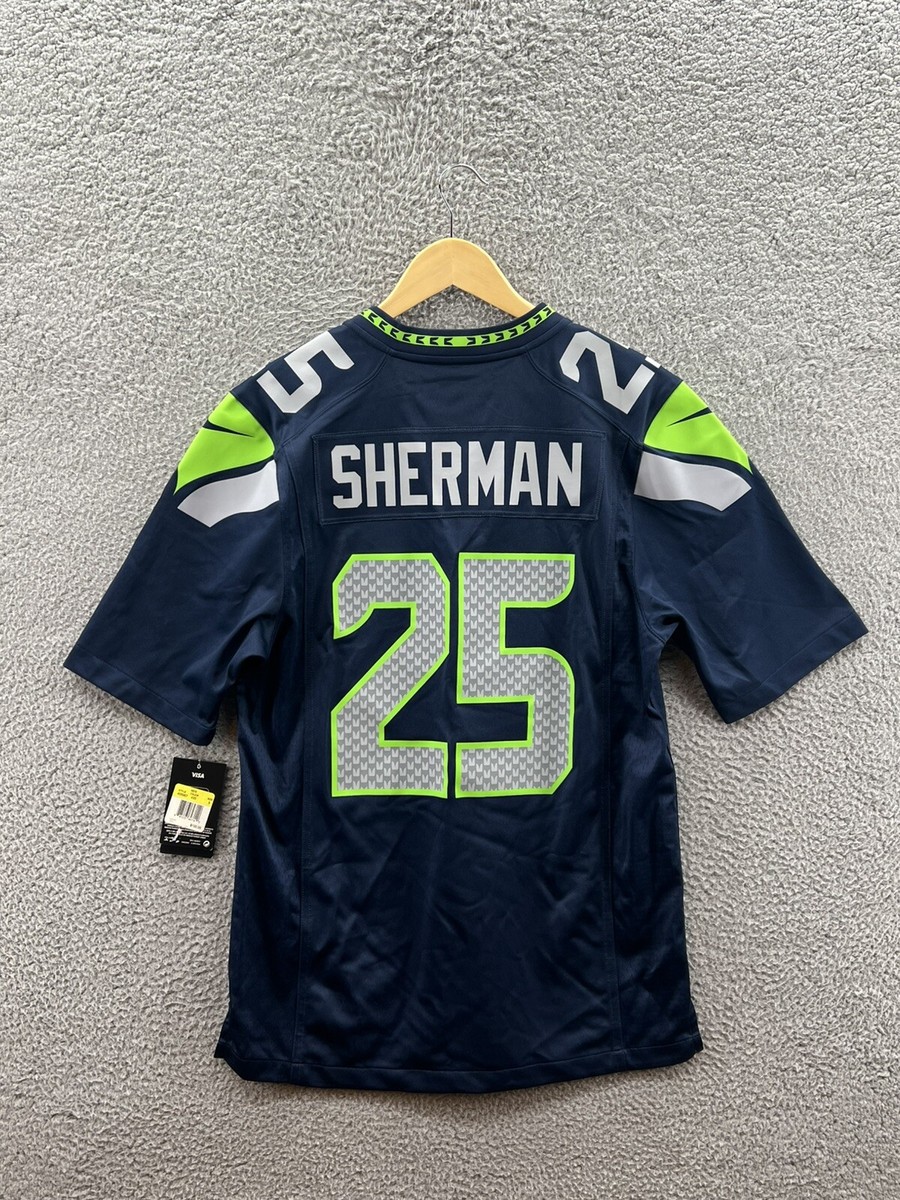 【大幅値下げ】NFL公式NIKEシアトルシーホークス リチャードシャーマン 25 NFL Seattle Seahawks Richard Sherman #25 Nike On Field 12th