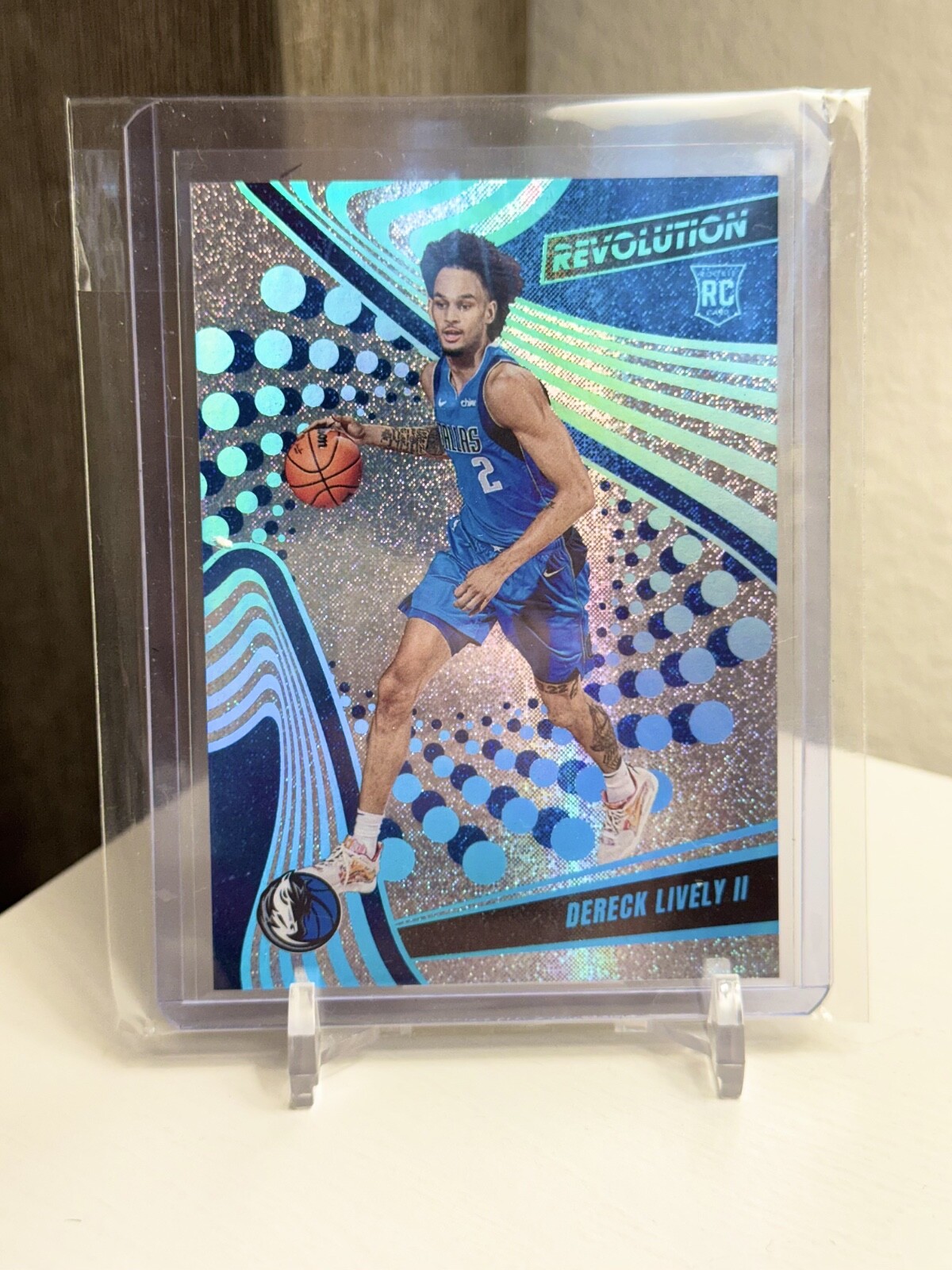 2023-24 Panini Revolution Rookies #120 Dereck Lively (RC) Neutron Parallel /125