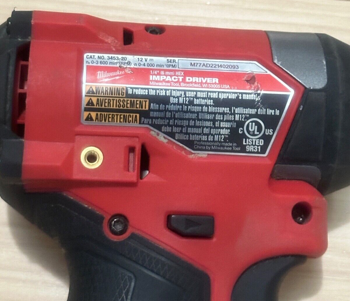 Milwaukee 248620 M12 FUEL™ 1/4" Straight Die Grinder M12 Bundle eBay