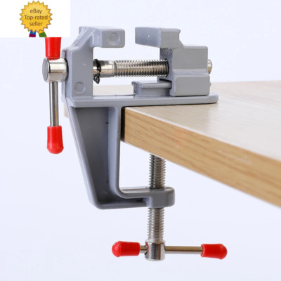 KLEINER SCHRAUBSTOCK MINI KLEINES BABY 30 MM FESTE TISCHPLATTE WERKBANK SCHREIBTISCH KLEMMEN AUF HOBBY