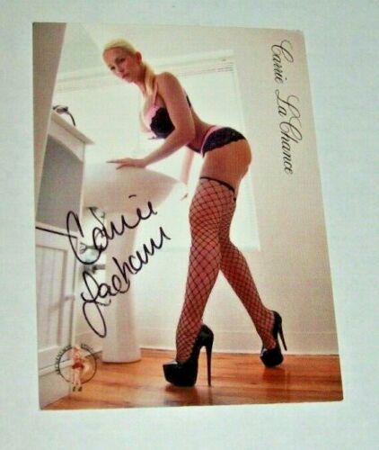 2014 Arch Enemy Studios  Glamour Series 1 Carrie LaChance Autographed Card 8 - Afbeelding 1 van 3