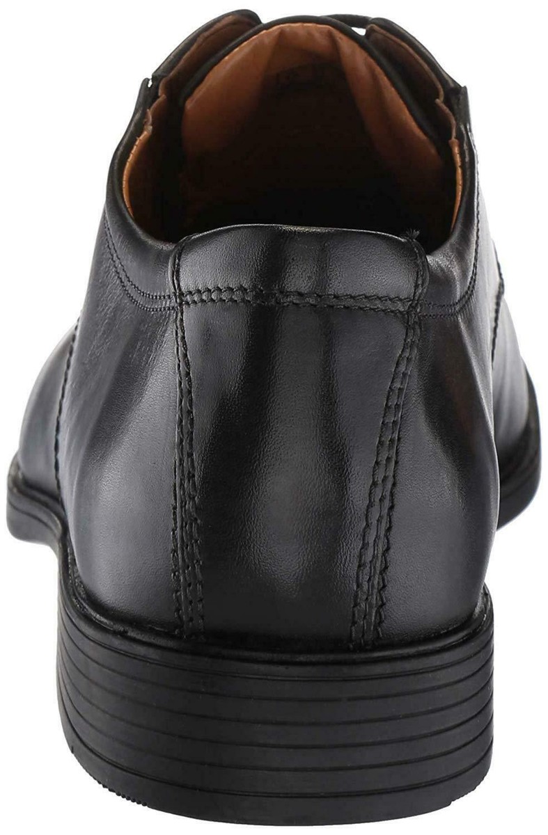 Clarks Men\'s Tilden Plain Classic Black LEATHER Oxfords Size 11 Worn 2X Clarks Men main image 2