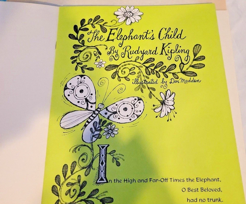 1968 The Elephant's Child-Rudyard Kipling-Book and Record set-12" 33RPM LP - Image 4 of 4