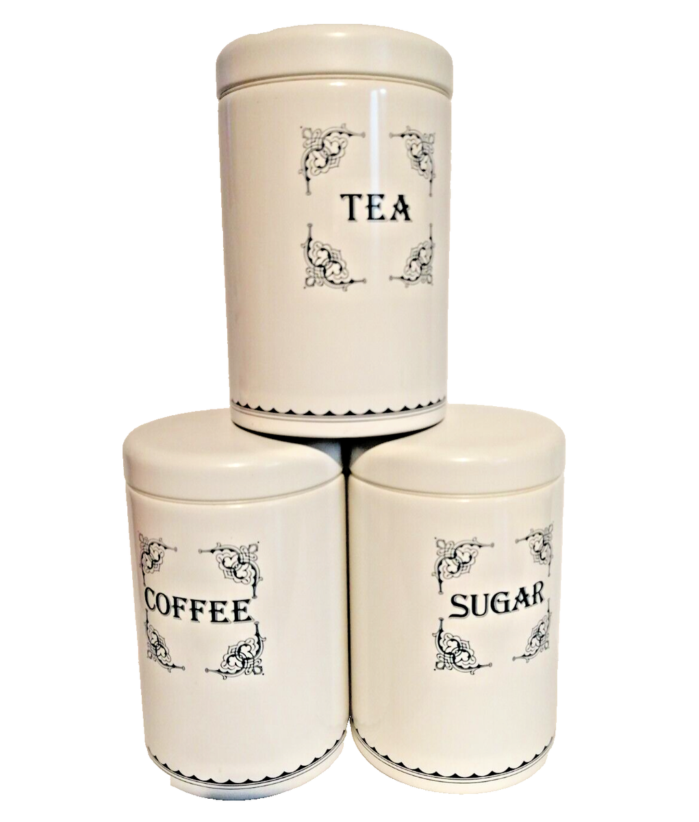 X BRABANTIA KITCHEN STORAGE JARS COFFEE TEA SUGAR