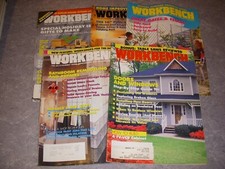 WORKBENCH Magazine, LOT OF 5, 1993, BUILD AN ADIRONDACK CHAIR, GATES & FENCES!