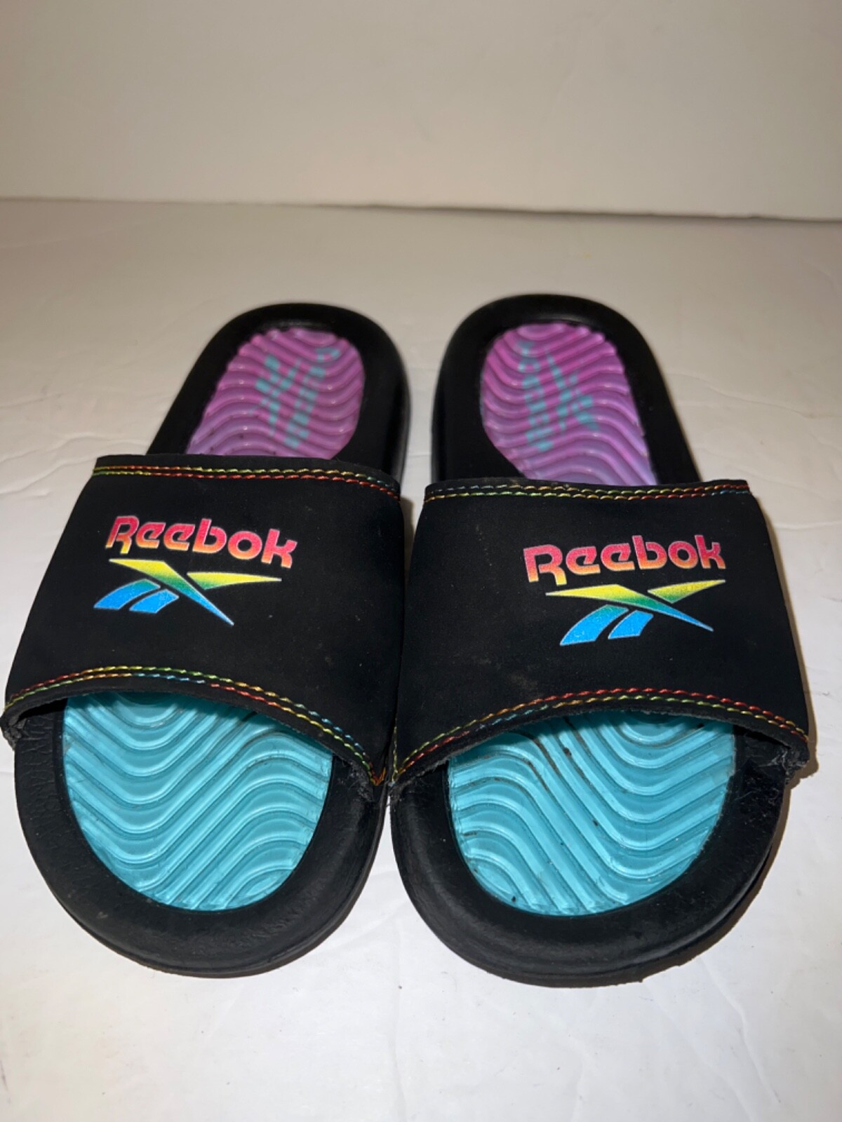 Reebok Women Classic Slide Sandal Flip Flops Pixel Br… Gem