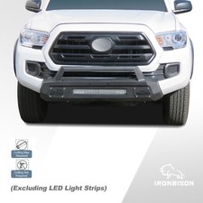 Front Bumper Bull Bar Truck Guard Heavy Duty Steel 2016-2023 Toyota Tacoma Black Front Bumper Bull Bar Truck Guard Heavy Duty Steel 2016-2023 Toyota Tacoma Black