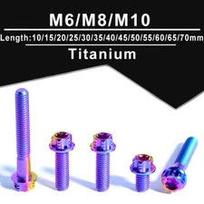 M6/M8/M10 Titanium Internal And External Plum Blossom Flange Screws 10/15~70mm