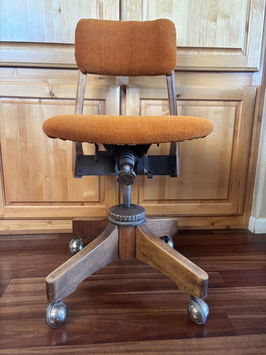 VINTAGE SIKES Mid-Century-Modern OFFICE CHAIR Circa 1960's