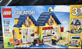 31035 LEGO Creator Beach Hut 286 Pieces Sealed New In Box!