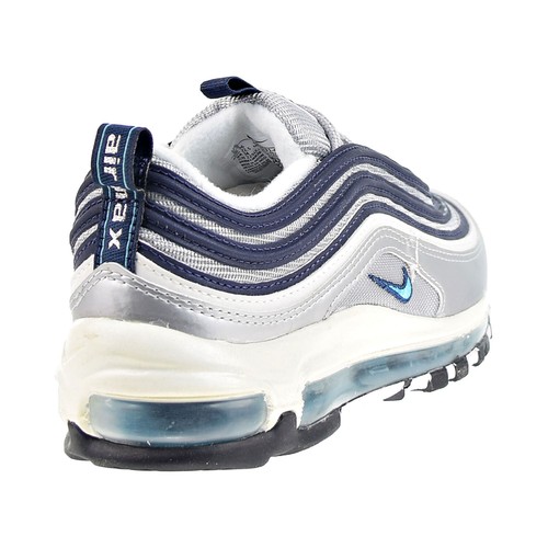Nike Air Max 97 Women's Shoes Metallic Silver-Chlorine Blue DQ9131-001 - Picture 3 of 6