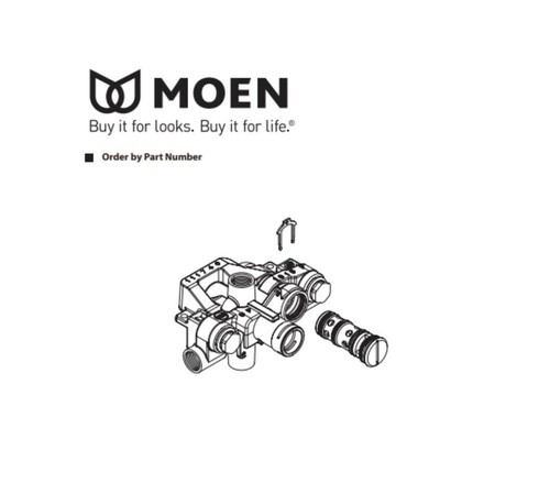Moen 63170 Rghin M-Pact Posi 1 Handle Ts Cpvc Bk - Picture 2 of 2