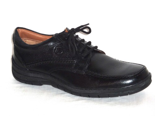 SCARPE UOMO PELLE DI CERVO NERO CASUAL MODA COMODA n. 45 | eBay
