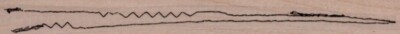 Sawtooth Stitching lines 3/4 x 5 1/2'' Rubber Stamp, Object Stamp, Mixed Media 