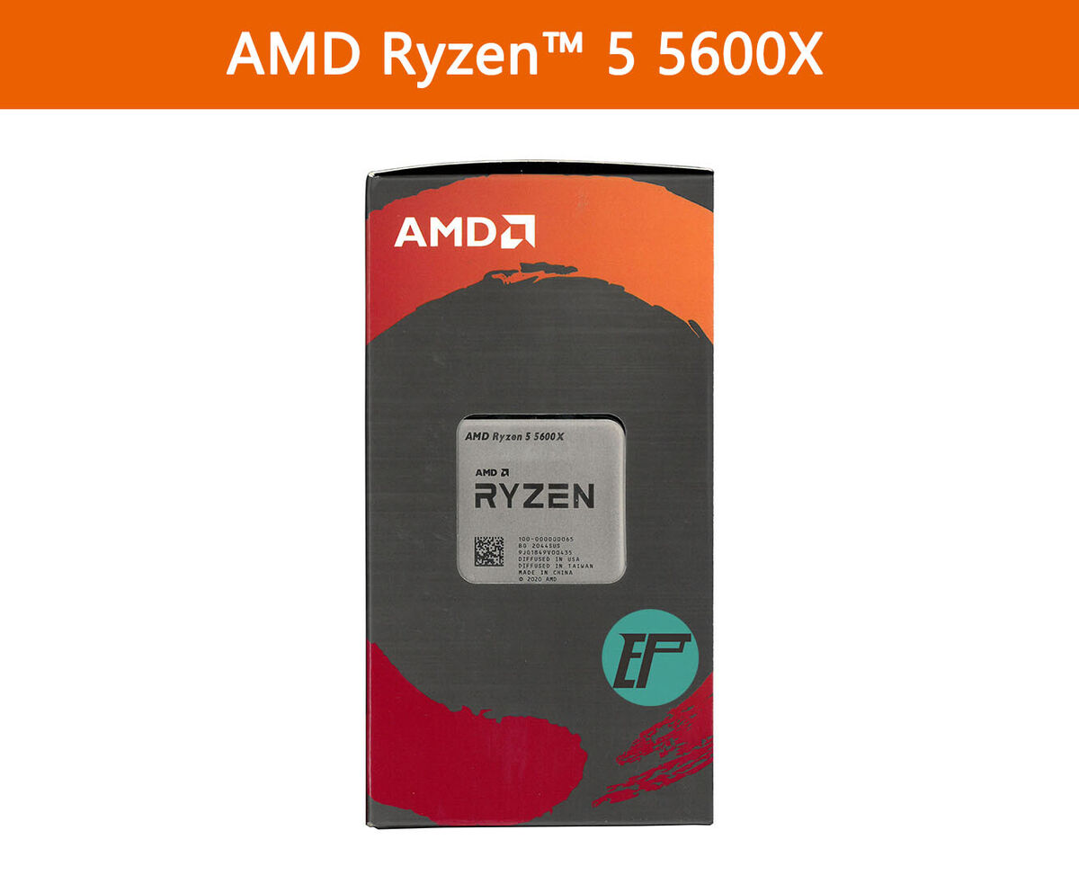 AMD Ryzen 5 5600X 6-Core 12-Thread Processor Chinese Box ready ship in hand