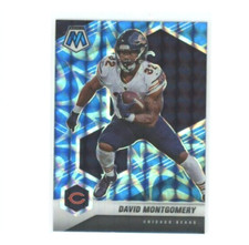 DAVID MONTOGOMERY 2021 Panini Mosaic Blue Prizm #43 - Chicago Bears