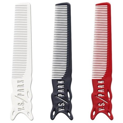 YS Park 209 Professional Barber Comb CARBON 100% Genuine Japan brushes