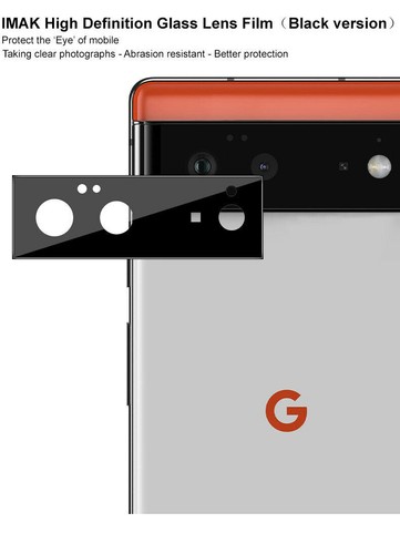 Protector de lente de cámara de vidrio para Google Pixel 6 7 Pro cubierta 3D completa curva - Imagen 6 de 11