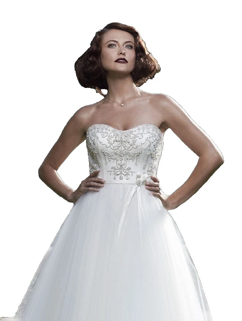 Vestidos de novia de té de abalorios