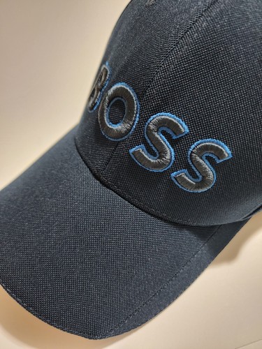 HUGO BOSS Men's Cotton-Twill Cap UNIQUE - Picture 2 of 2