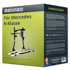 Menabo Fahrradträger Cobra schwarz/silber für Mercedes R-Klasse W251 - 2 Räder Menabo Fahrradträger Cobra schwarz/silber für Mercedes R-Klasse W251 - 2 Räder
