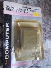 NOS Aim Electronics 25 Pin Gender Changer Male to Female 30-9505P