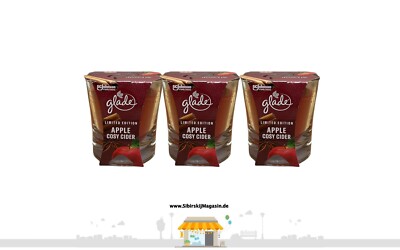 glade  ''LIMITED EDITION WINTER'' APPLE COSY CIDER 3 x 129g