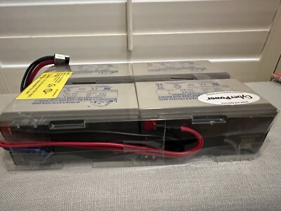 CyberPower RB1290X4F Wired Replacement Battery Cartridge 12V 9Ah Sealed, 4 in 1