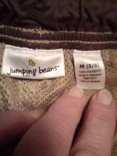 Jumping Beans Boy Pants Elastic Waist Size M 5/6 - Picture 3 of 3