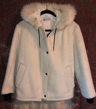Vtg Hudson Bay All Wool Hooded Jacket Sz 10 *bundle & Save* $1 Ships More