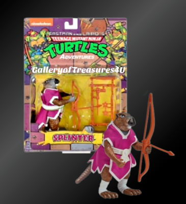 Teenage Mutant Ninja Turtles Adventures Splinter April Mondo Gecko