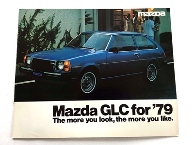 1979 Mazda GLC 12-page Original Car Sales Brochure Catalog - 323
