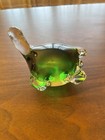 Gorgeous Murano Style Turtle Art Glass Paperweight Green — photo 3